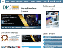 Tablet Screenshot of dentalmedium.com